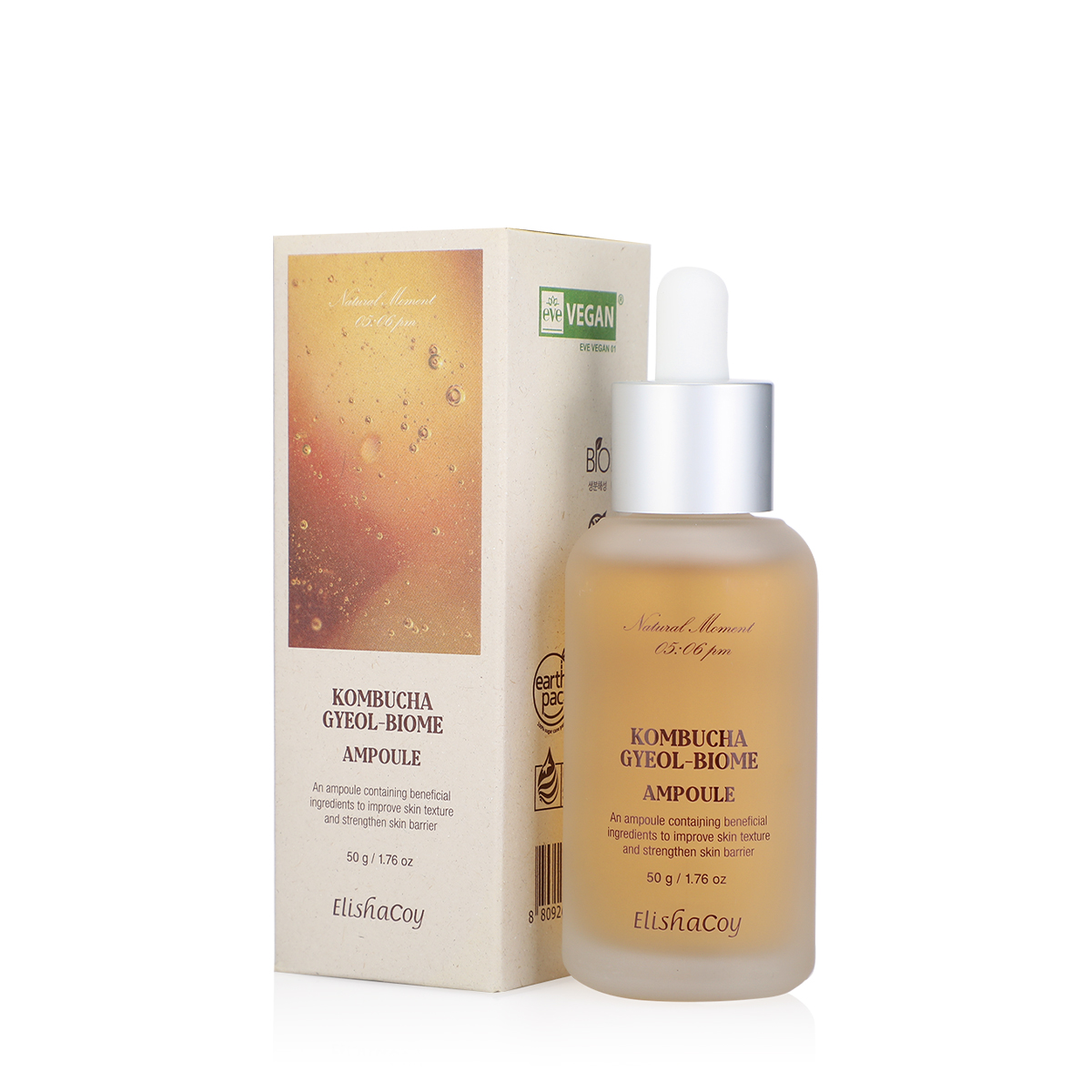Eilishakoi 50g Kombucha Glow Ampoule for Hydrating and Brightening Skin Tone