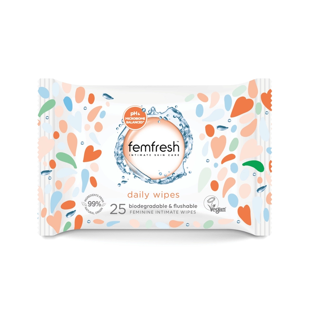 Femfresh Intimate Wipes 25 pcs