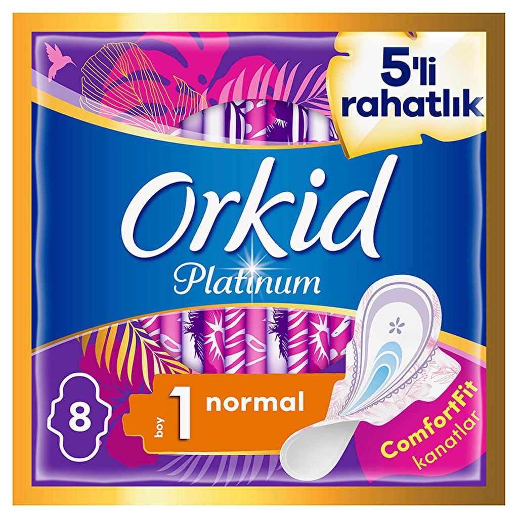 Orkid Platinum Ultra Normal 8 pcs Hygienic Pads