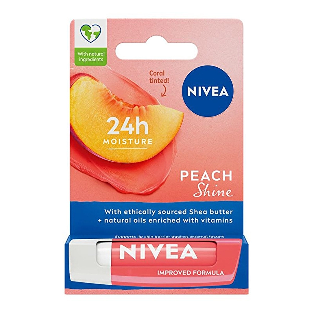 Nivea Peach Lip Care Cream 4.8 gr