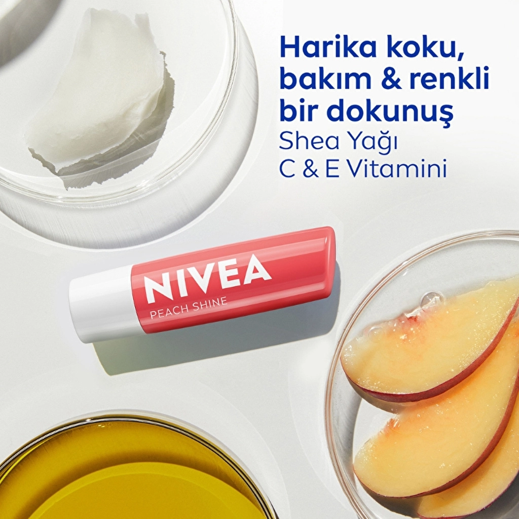 Крем для губ Nivea Персиковый 4.8 г