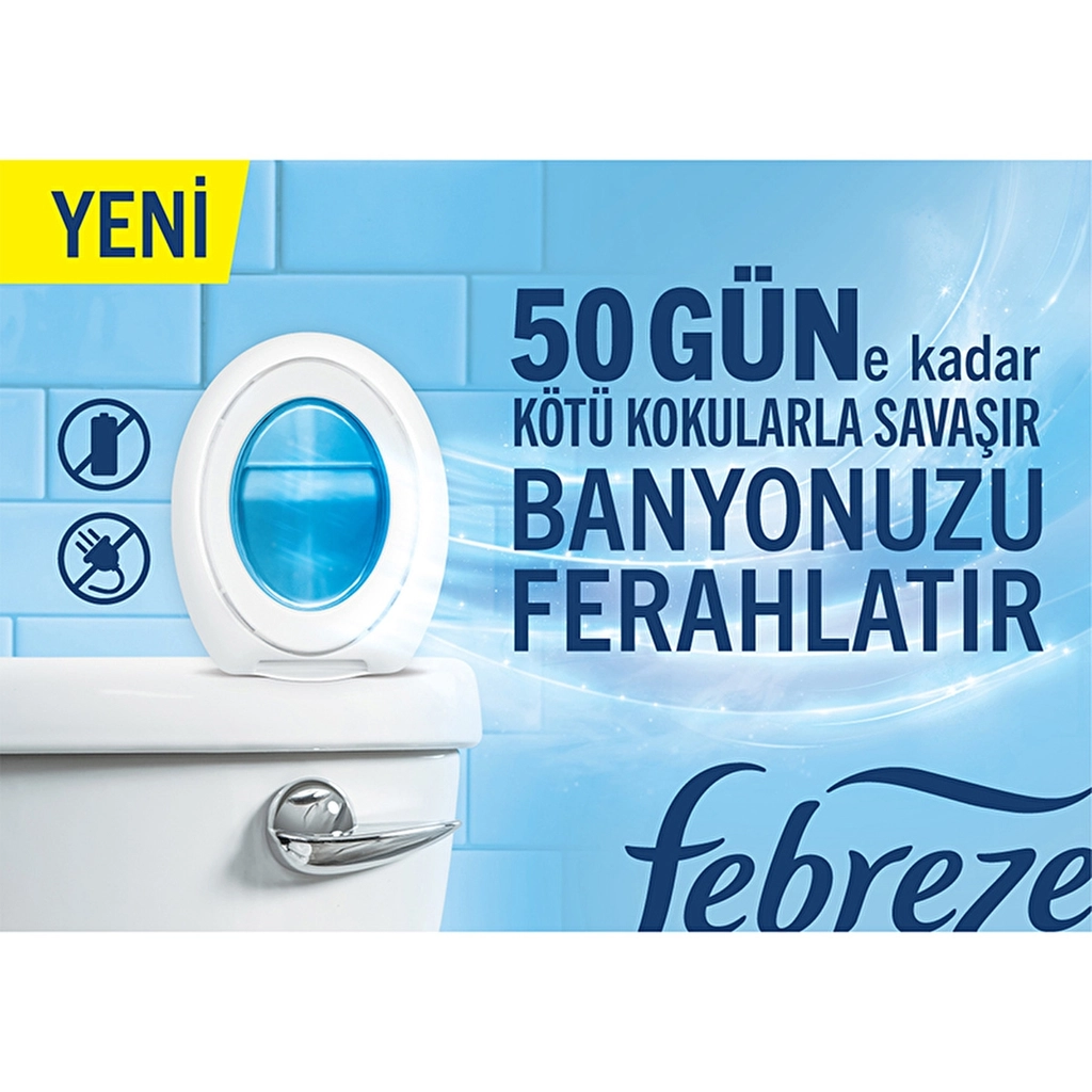 Febreze Bathroom Freshener Clean Linen Freshness 7.5 ml