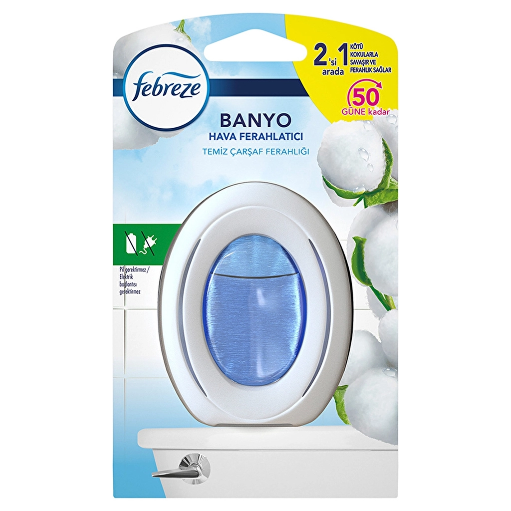 Febreze Bathroom Freshener Clean Linen Freshness 7.5 ml