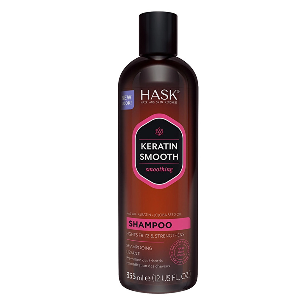 Hask Keratin Protein Shampoo 355ml - Nourishing & Sulfate-Free