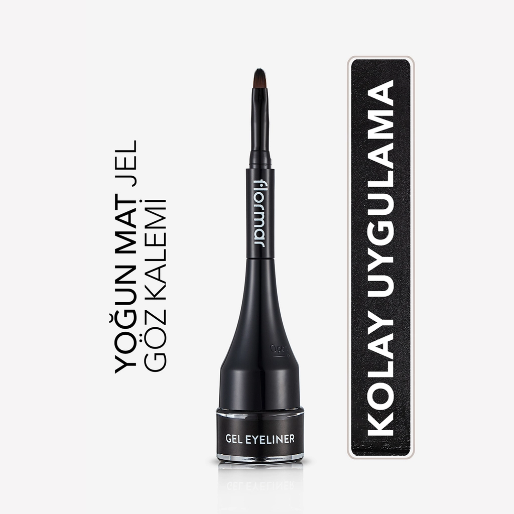 Flormar Gel Liquid Eyeliner Ge01 gel Black