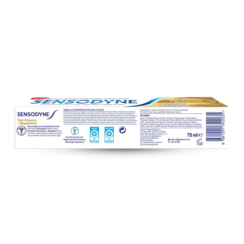 Sensodyne Full Protection And Whitening Toothpaste 75 ml
