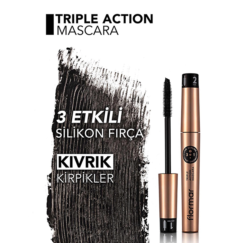 Flormar Triple Action Mascara