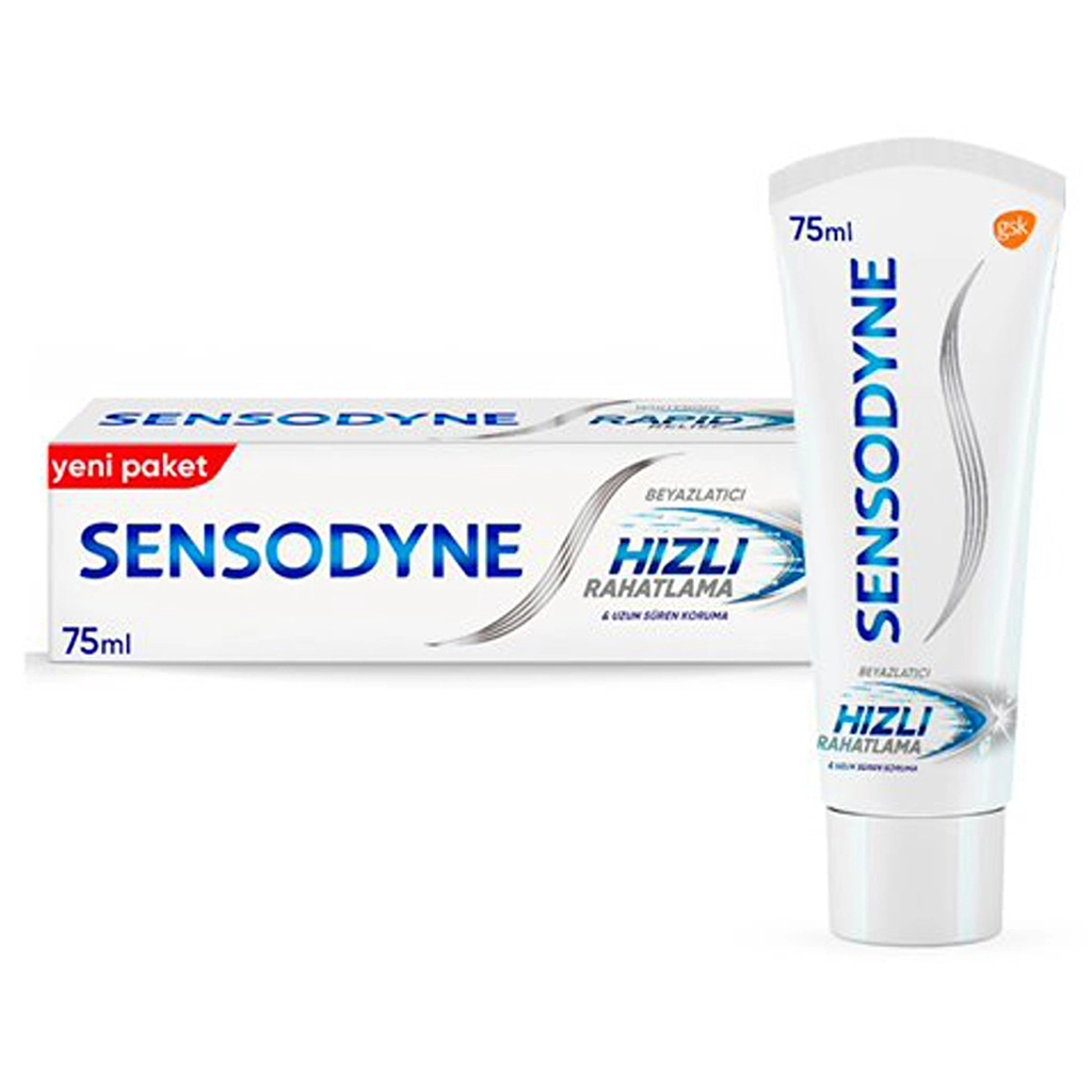 Sensodyne Rapid Relief Toothpaste Whitening 75 ml
