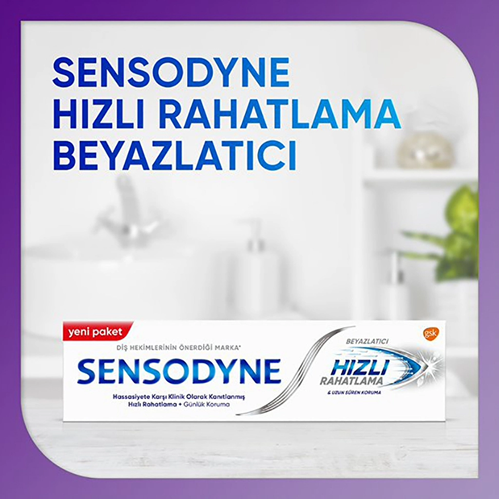 Sensodyne Rapid Relief Toothpaste Whitening 75 ml