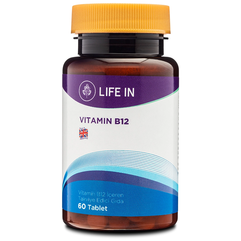 Life In B12 Vitamin Tablets - Boost Energy & Immune Support