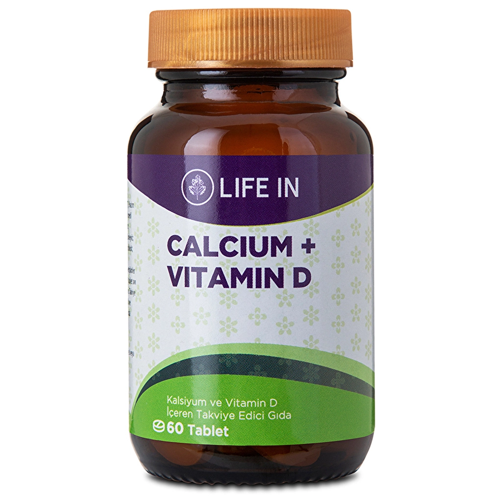 Life In Calcium & Vitamin D Tablets for Strong Bones & Immunity