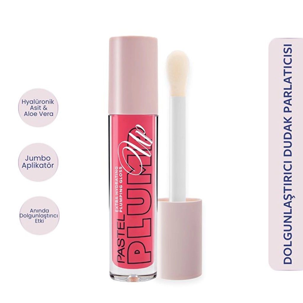 Pastel Plump Up Lip Gloss Extra Hydrating Plumping Gloss No:204 1 pcs