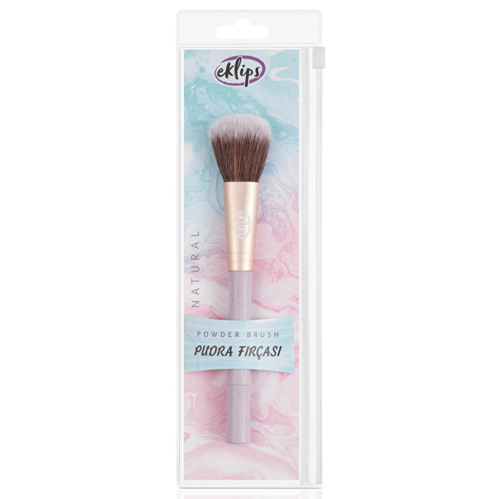 Eklips Natural Powder Brush - Soft, Versatile Makeup Tool