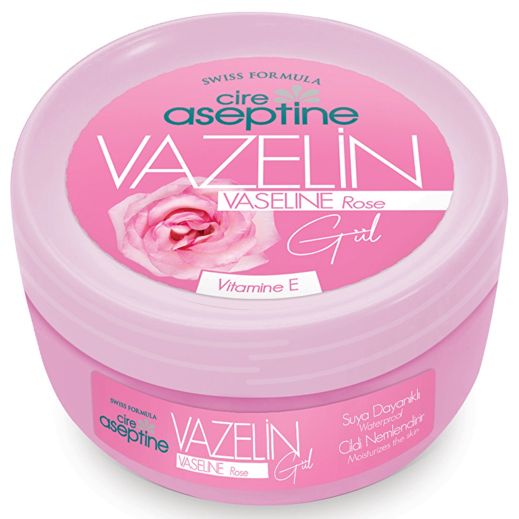 Cire Aseptine Rose Vaseline 150ml - Moisturizing Skin Care