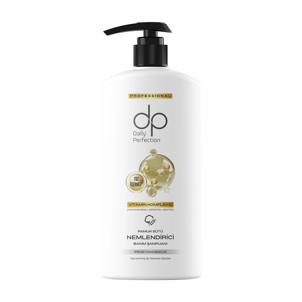 Dp Daily Perfection Salt-Free Shampoo with Cotton Milk & Biotin 425ml