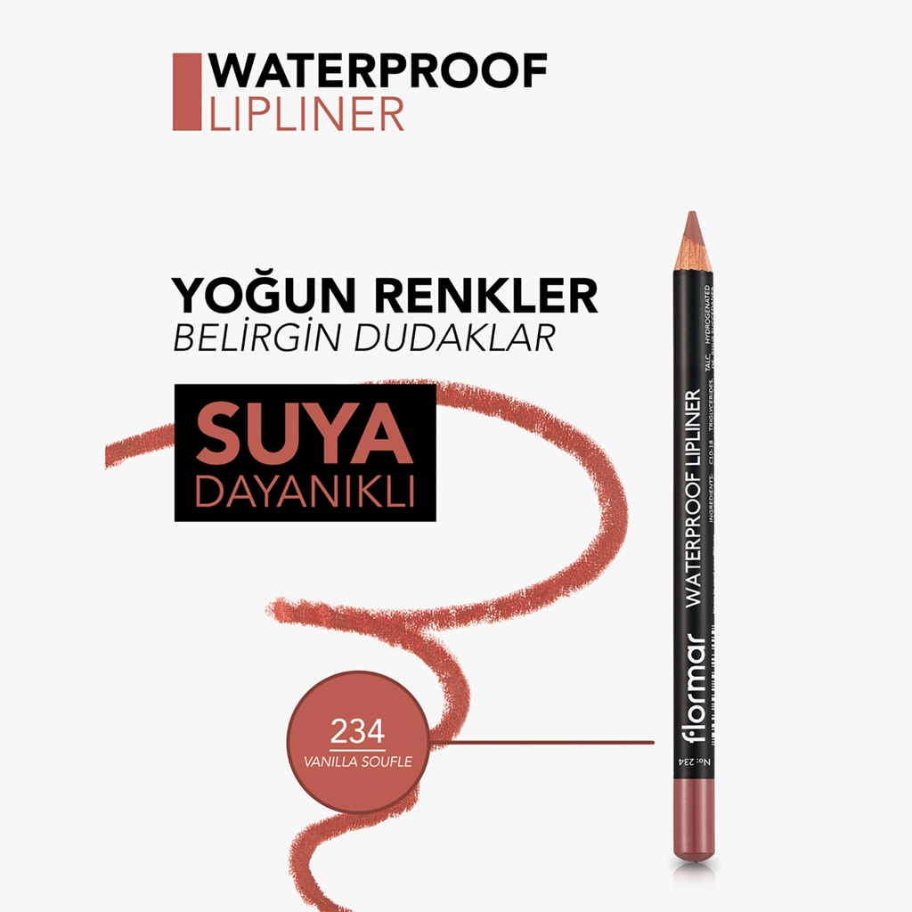 Flormar Wasserfester Matt Lippenstiftstift 234 Vanille Soufflé