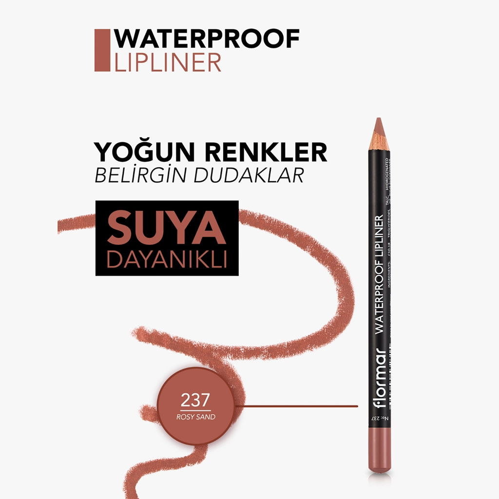 Flormar Wasserfester Matte Lippenstiftstift 237 Rosy Sand