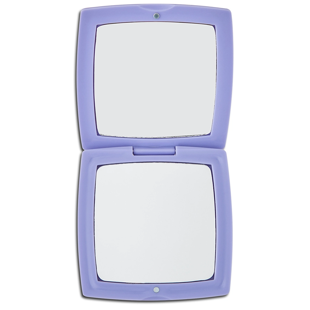 Eklips Purple Pocket Mirror - Compact Dual-Sided Makeup Mirror