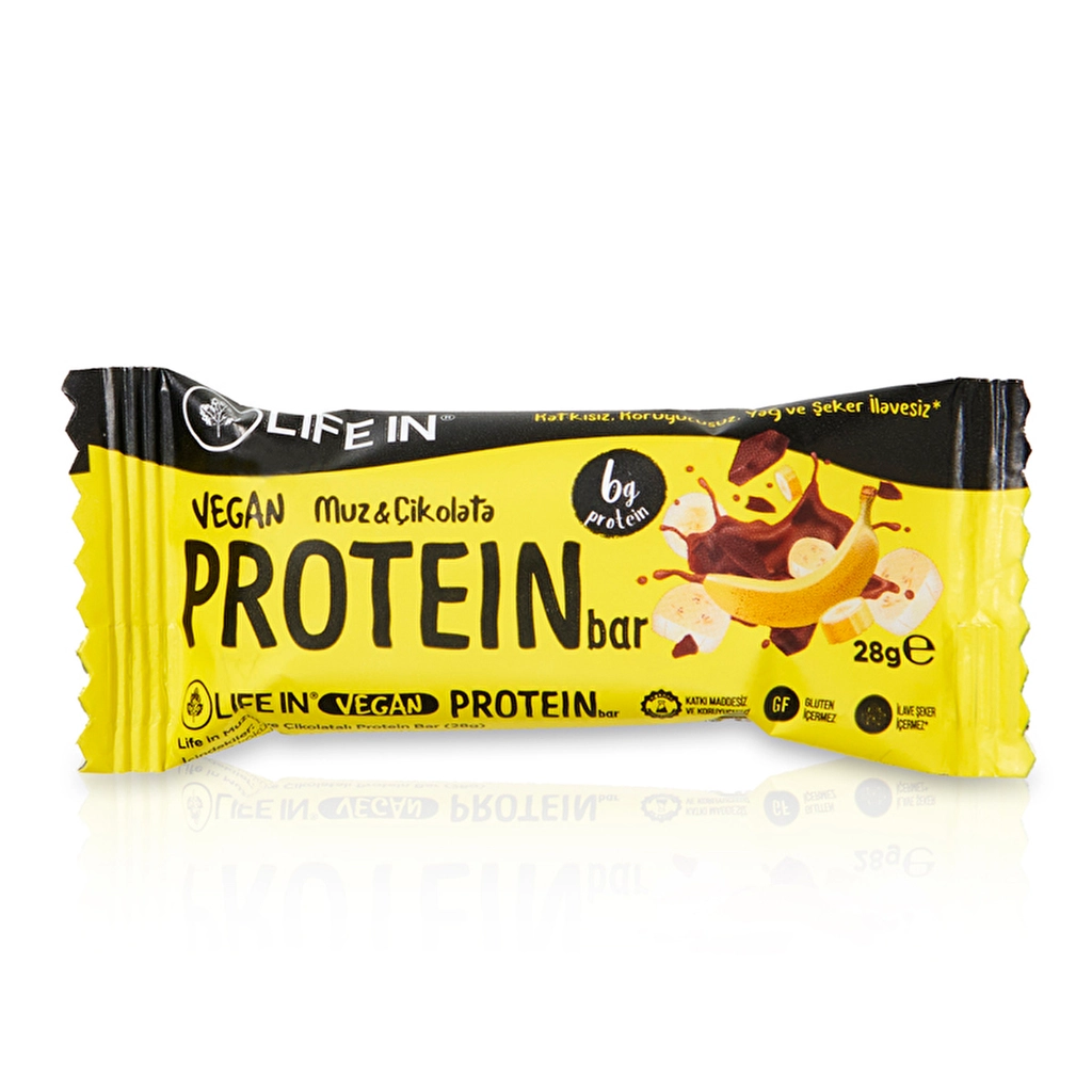 Life In Banana & Chocolate Vegan Protein Bar - 28g Snack