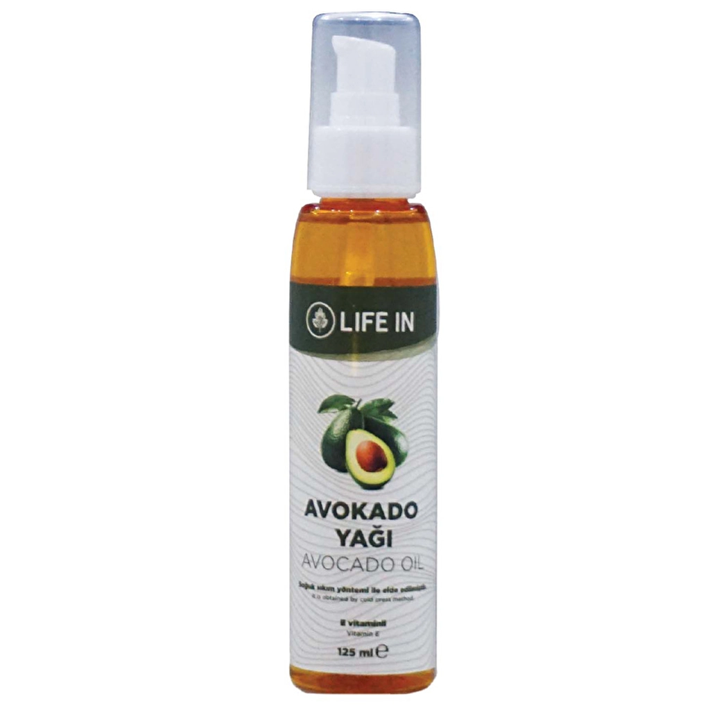 Life In Avocado Oil 125ml - Antioxidant Skin & Hair Moisturizer