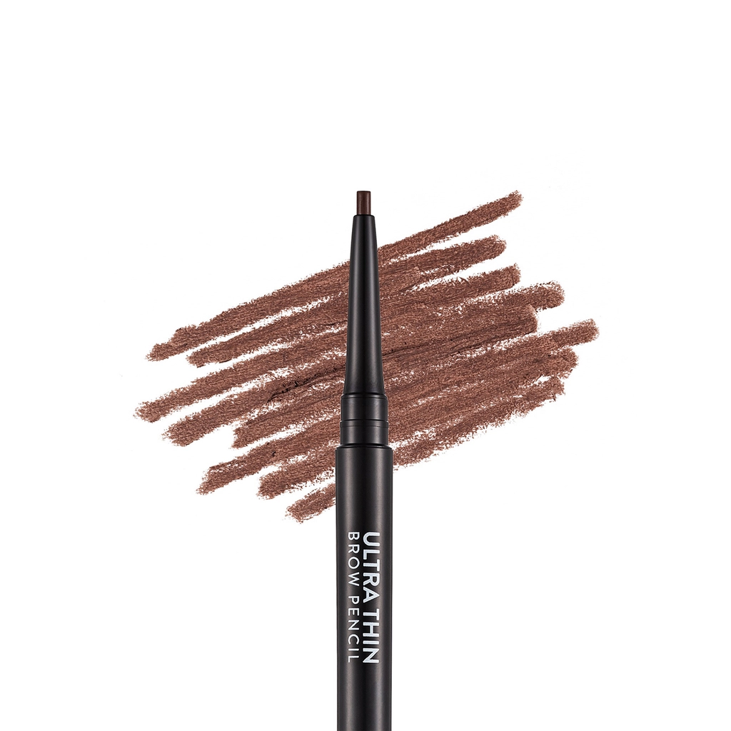 Карандаш для бровей Flormar Ultra Thin 003 Коричневый с кисточкой