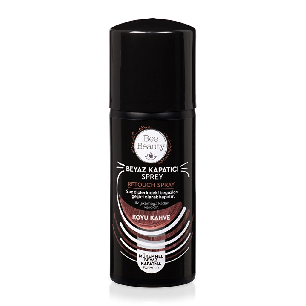 Bee Beauty White Concealer Spray 75ml - Dark Brown Hair Color
