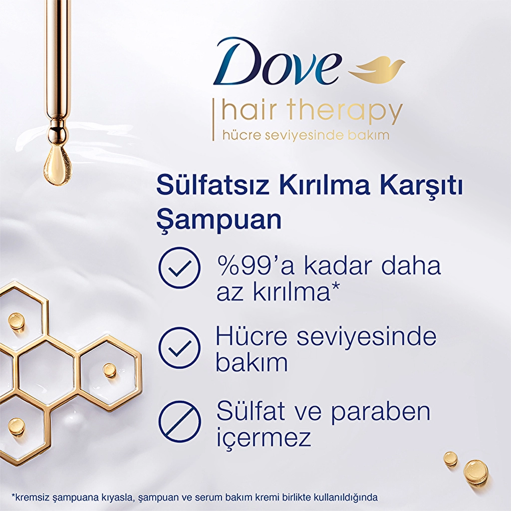 Dove شامبو دوف لعلاج الشعر ومضاد للتكسر، 350 مل عناية مغذية