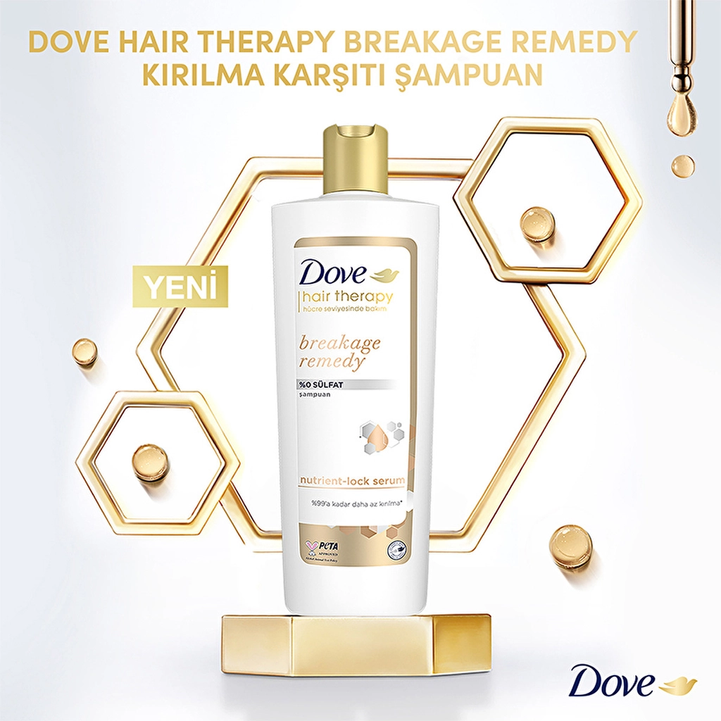 Dove شامبو دوف لعلاج الشعر ومضاد للتكسر، 350 مل عناية مغذية