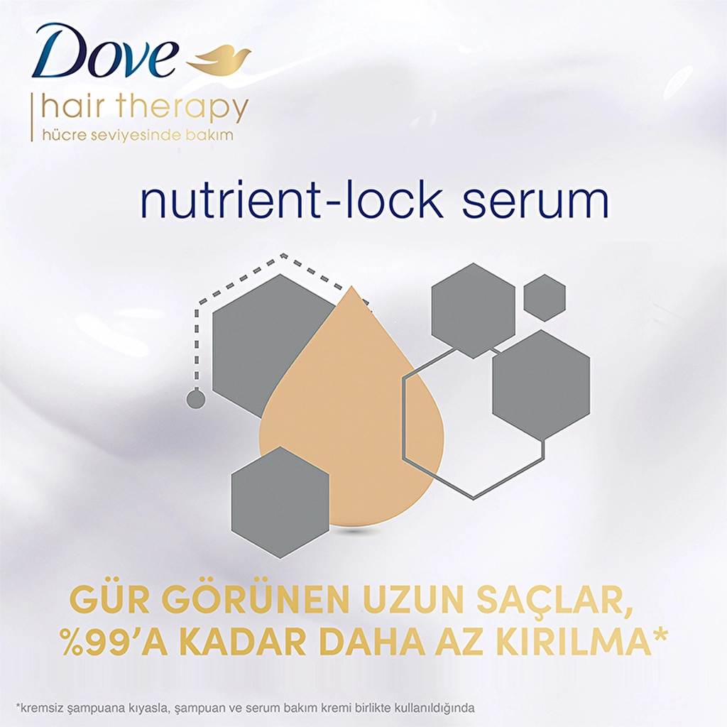 Dove شامبو دوف لعلاج الشعر ومضاد للتكسر، 350 مل عناية مغذية