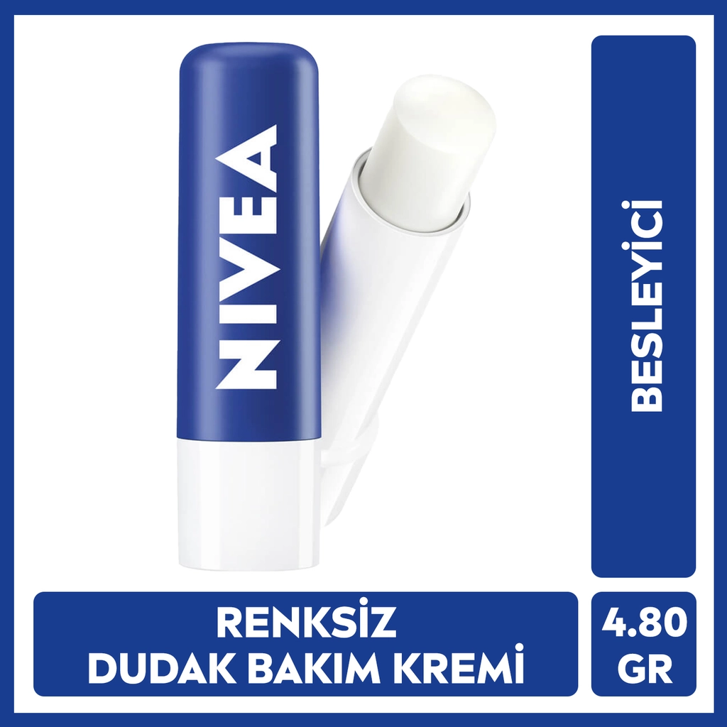 Nivea Original Care Lip Care Cream 4.8gr and Intensive Moisturizing Hand Care Cream Duo Set 4.8gr + 75ml