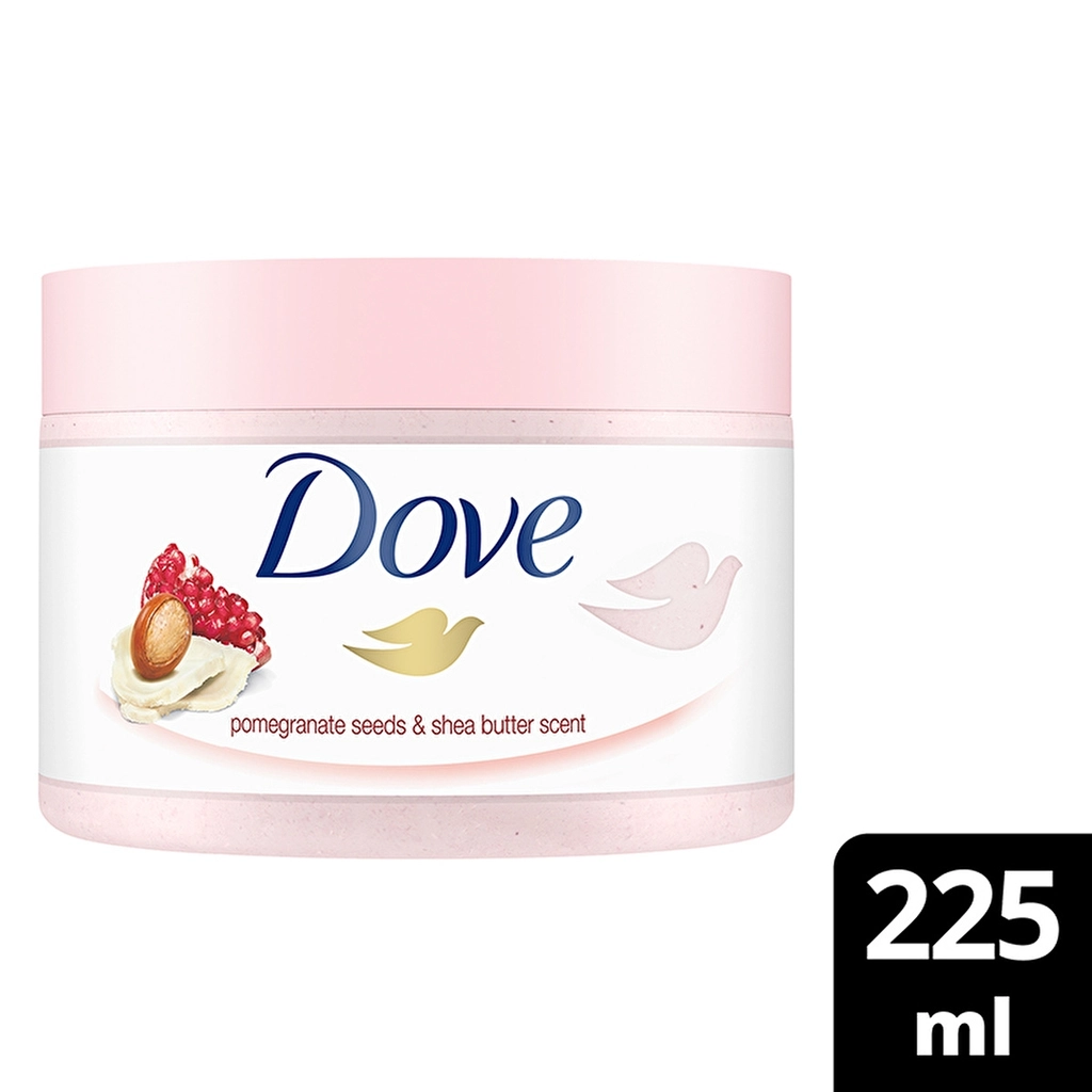 Dove Body Scrub Pomegranate & Shea Butter - 225ml Moisturizer