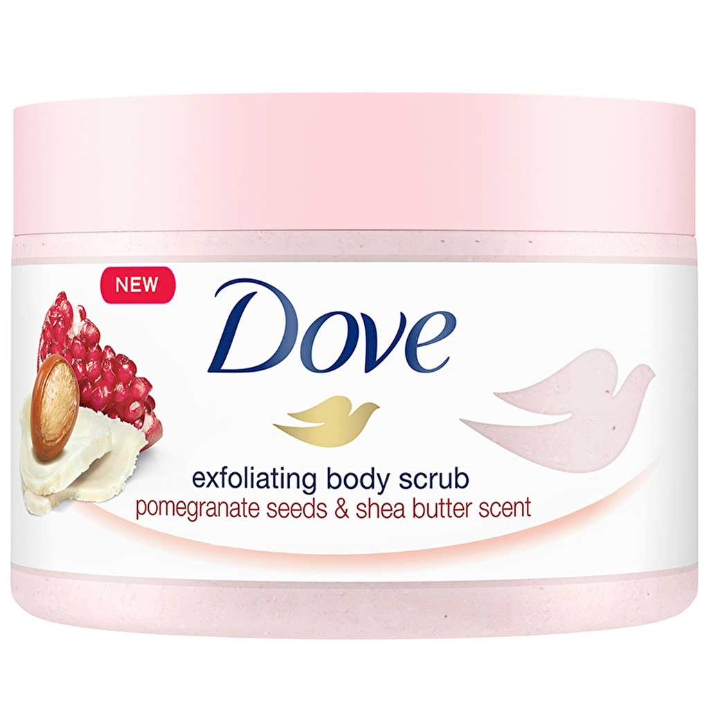 Dove Körperpeeling Granatapfel &amp; Sheabutter - 225ml