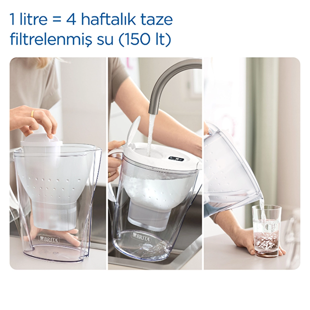 Brita Marella XL 3,5L Wasserkrug mit 3 MAXTRA PRO Filtern