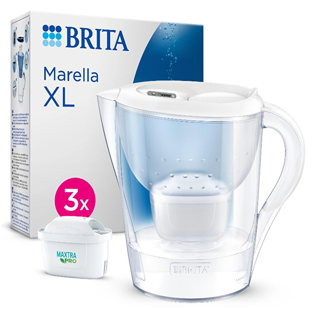 Brita Marella XL 3.5L Water Pitcher with 3 MAXTRA PRO Filters