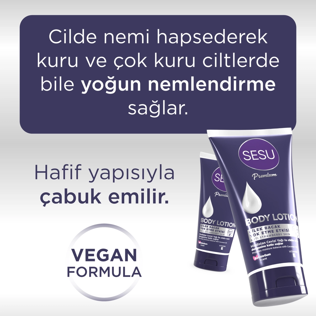 Sesu Body Lotion 175ml - Moisturizing Urea &amp; Coconut Oil