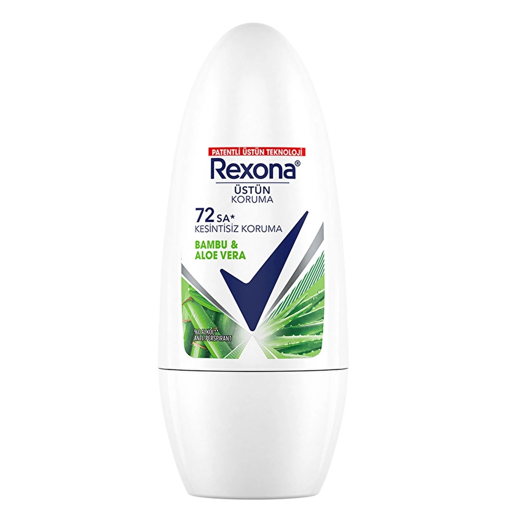 Rexona Bamboo &amp; Aloe Vera Roll-On Deodorant 50ml - 72H Protection