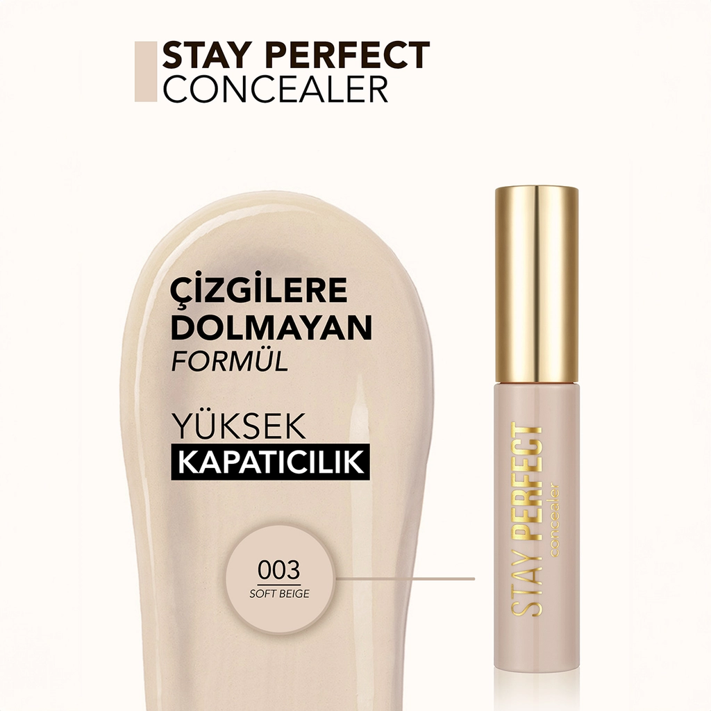Кремовый консилер Flormar Stay Perfect № 03 Мягкий бежевый