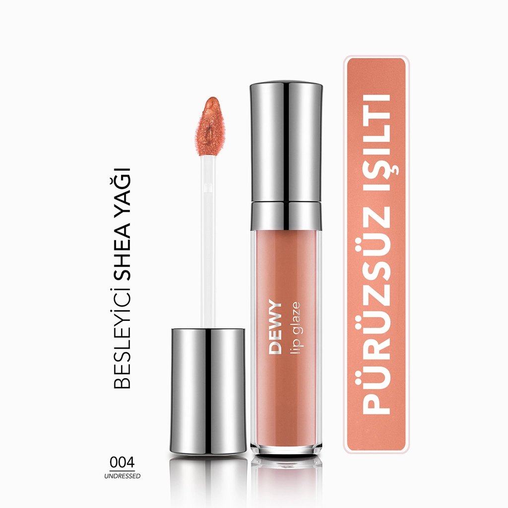 Flormar Dewy Lip Glaze Gloss - No. 004 Moisture & Shine