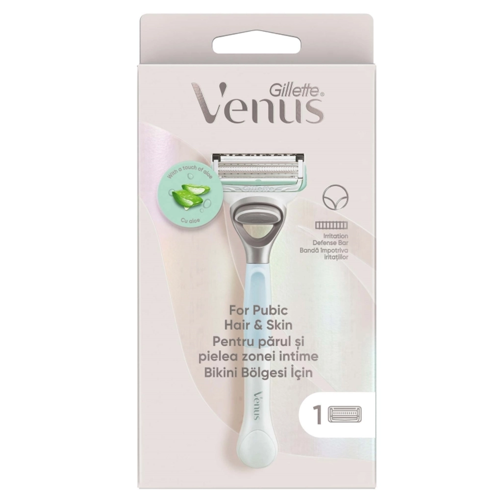 Gillette Venus Shaver + Spare Head Bikini Area 1 pcs
