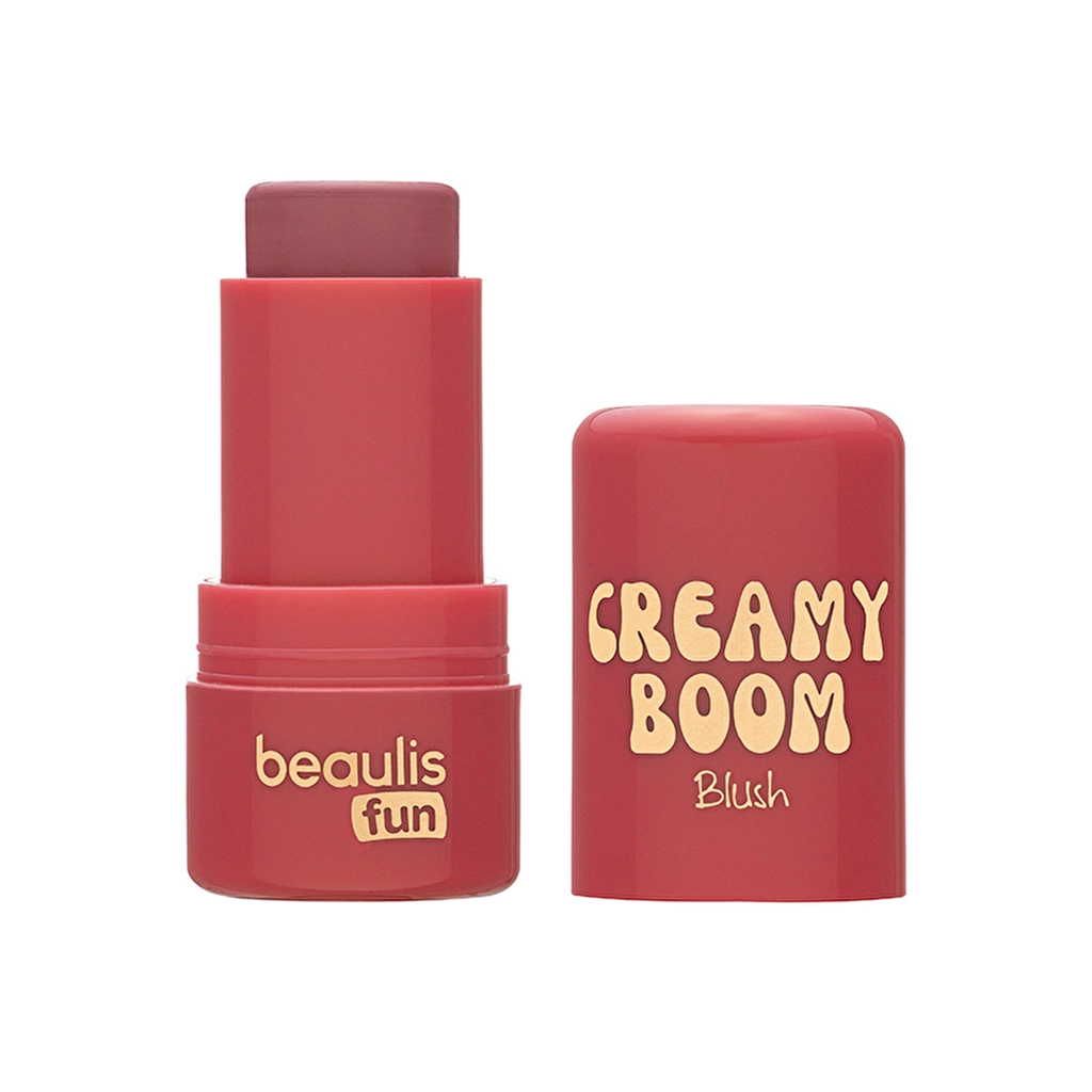 Beaulis Fun Creamy Boom Stick Blush - Rosewood 557, Lightweight Color