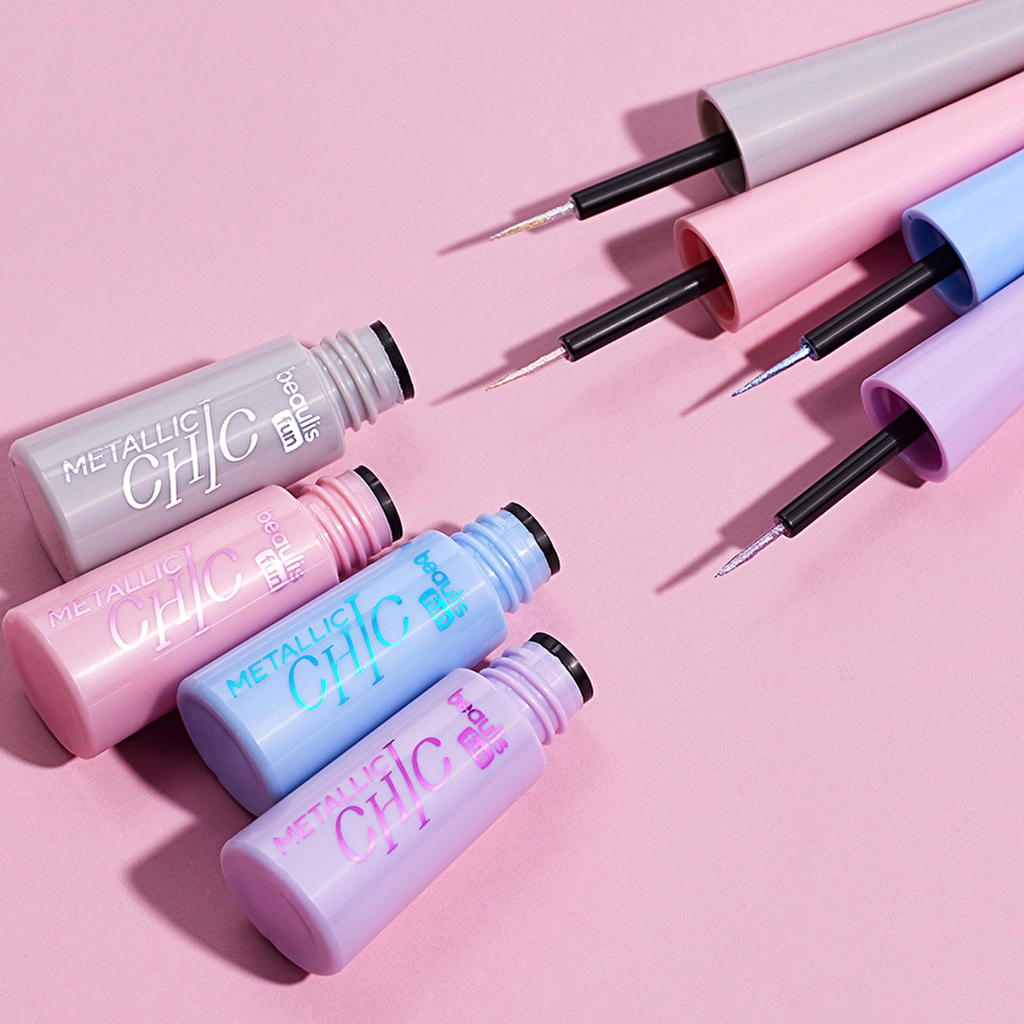 Beaulis Fun Metallic Dipliner 605 Pink Sparkle Eyeliner