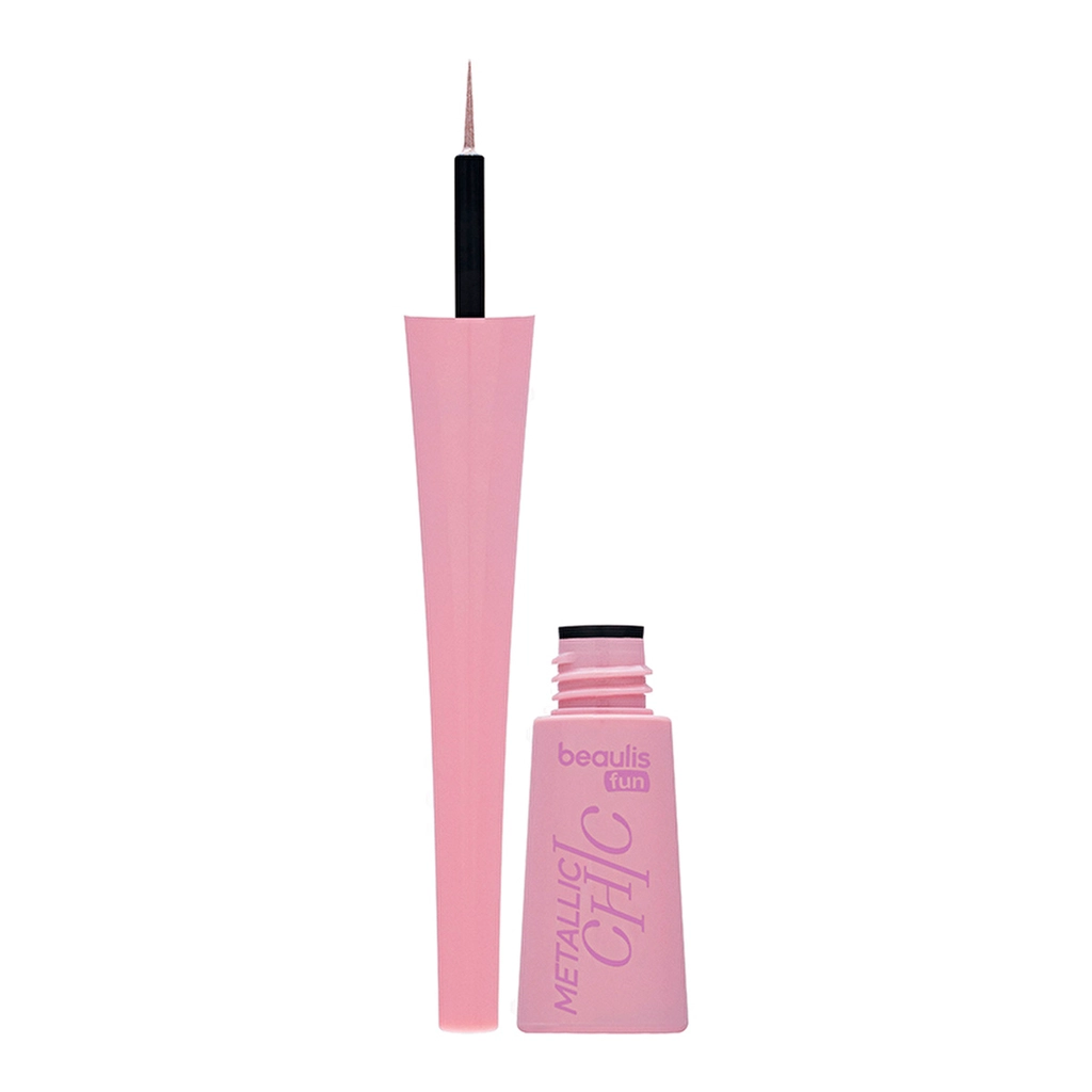 Beaulis Fun Metallic Dipliner 605 Pink Sparkle Eyeliner