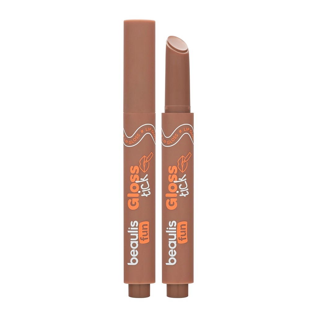 Beaulis Fun Gloss Tick Stick Lip Gloss - Bare Kiss Shine