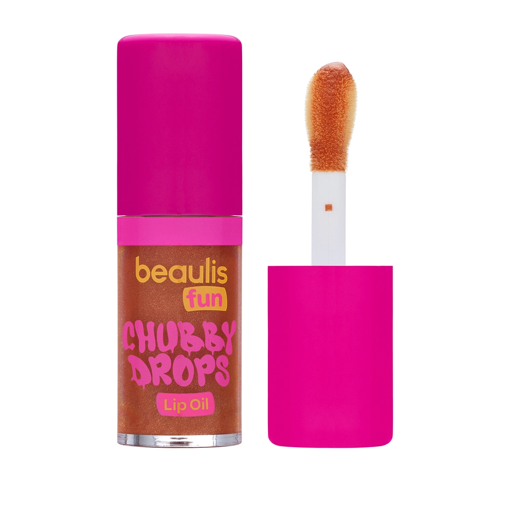 Beaulis Fun Chubby Drops Lip Oil 135 Toffee Shine - Natural Glow