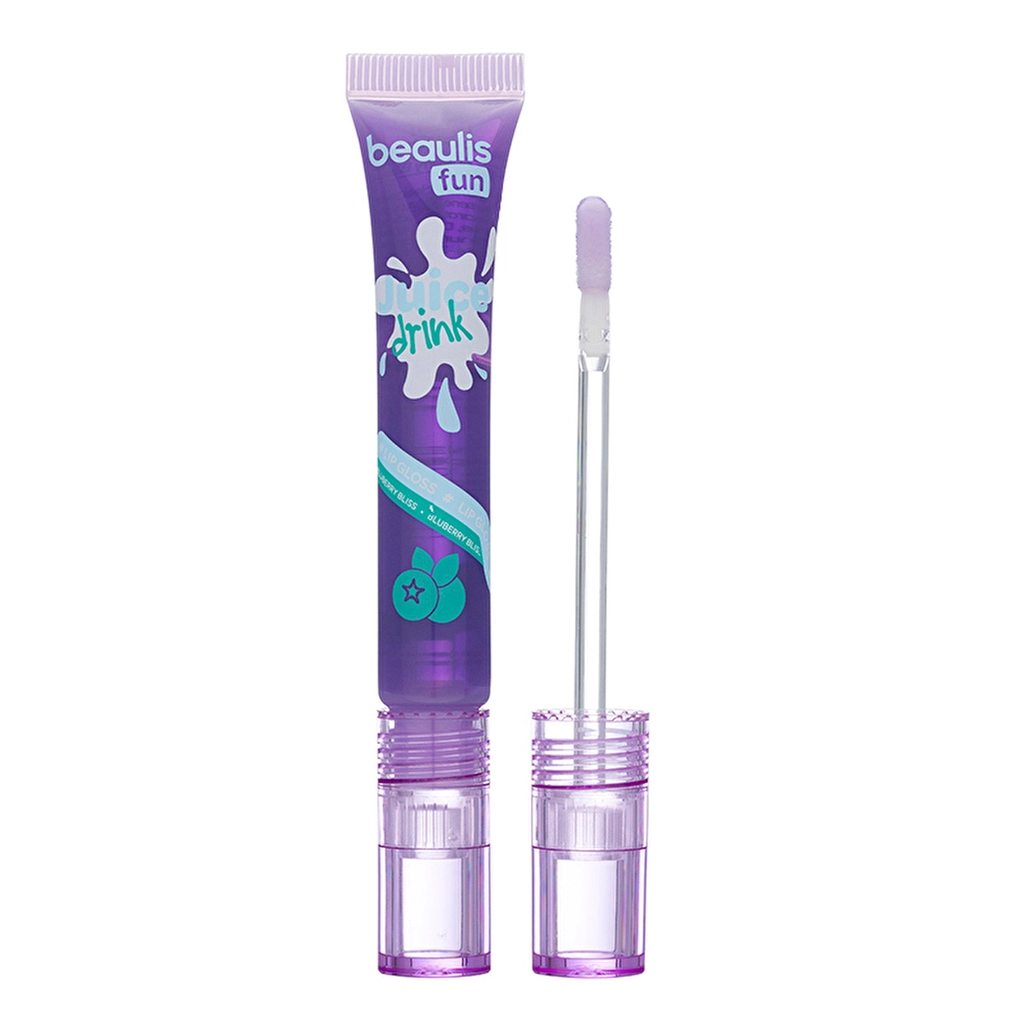 Beaulis Fun Juicy Drink Lip Gloss - Blueberry Bliss Shine