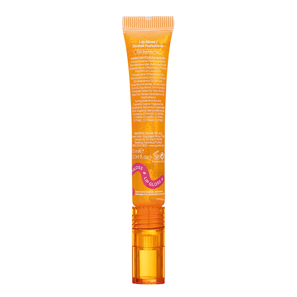 Beaulis Fun Juicy Drink Lip Gloss - Bubble Pop Shine &amp; Moisture