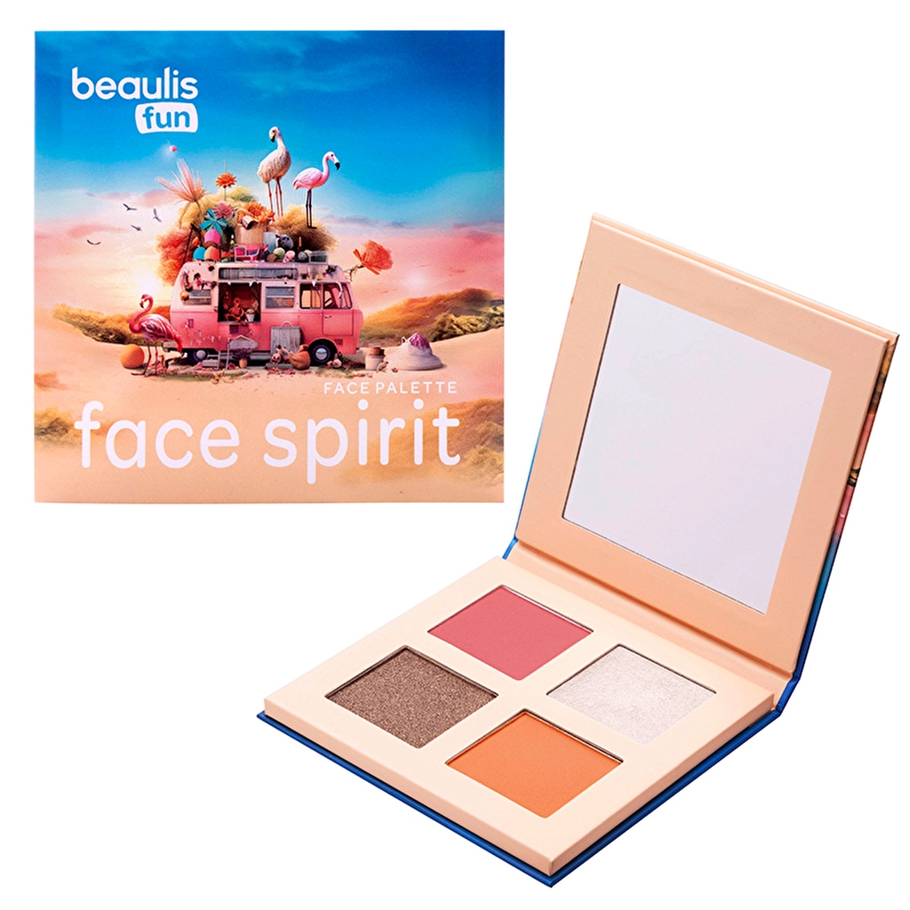 Палитра для лица Beaulis Fun Face Spirit - Луминесцентные цвета и сияние