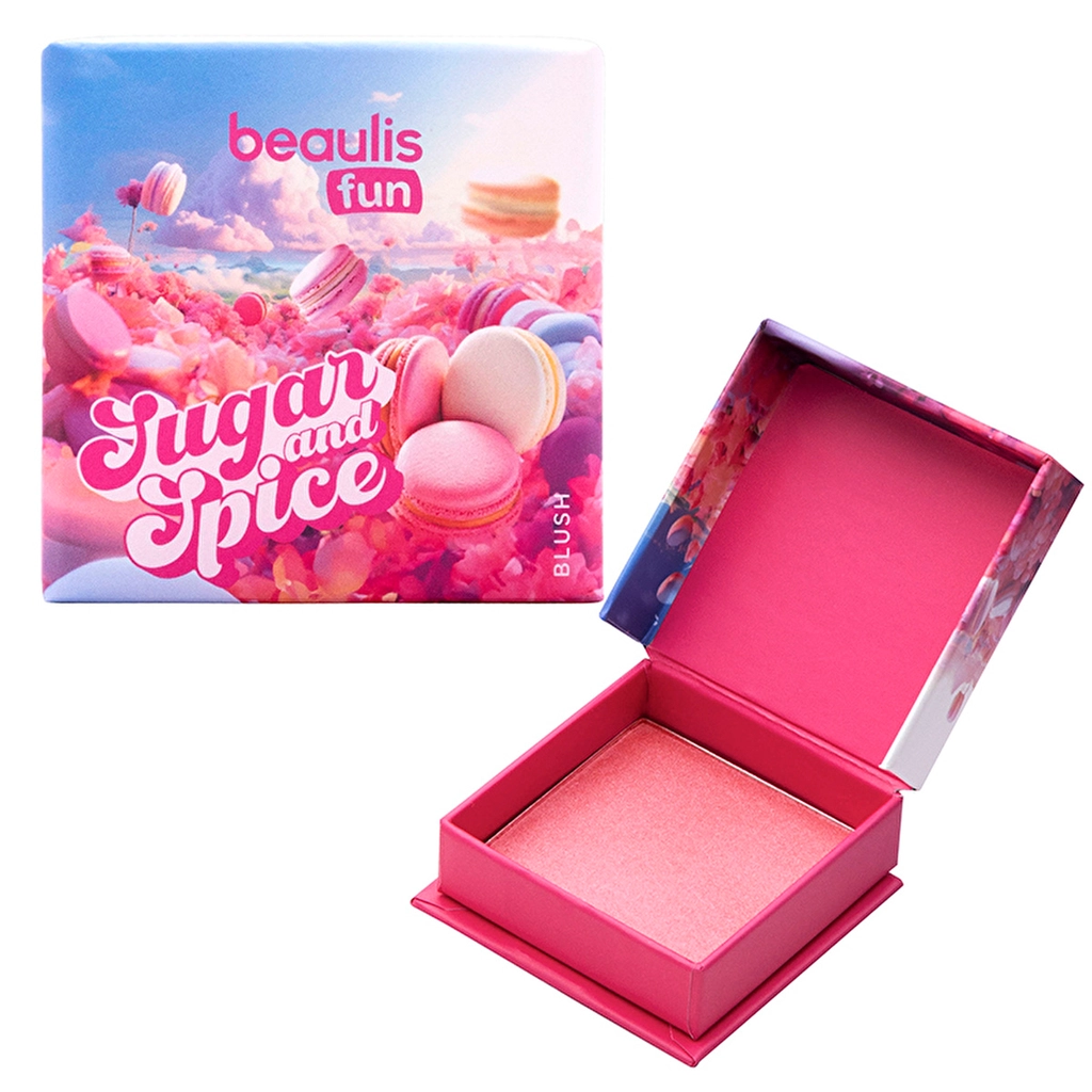 Beaulis Fun Sugar & Spice Powder Blush 551 - Long-Lasting Shimmer