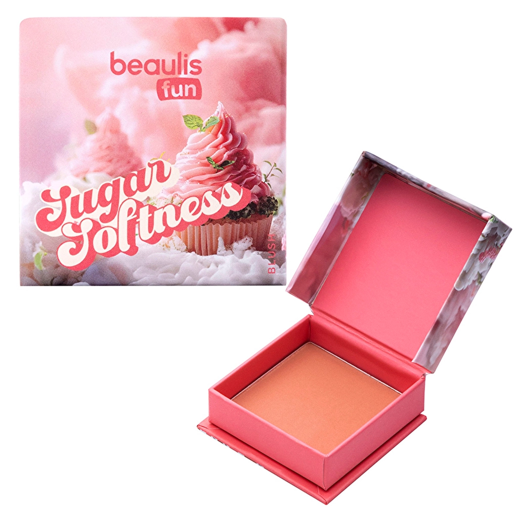 Beaulis Fun Sugar Softness Blush 243 Coral Crush - Long-Lasting