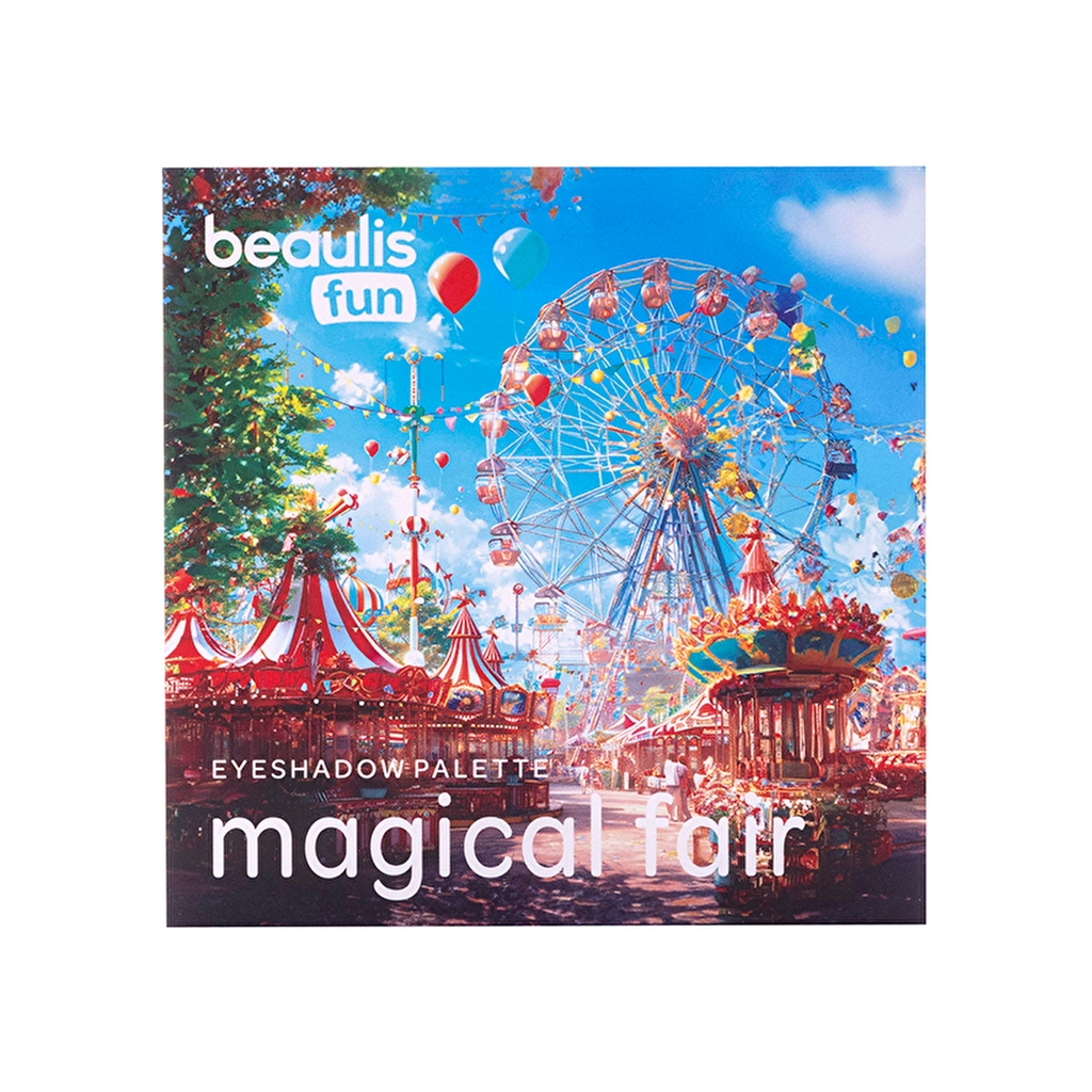 Палитра теней для век Beaulis Magical Fair 16 цветов - Радужные оттенки
